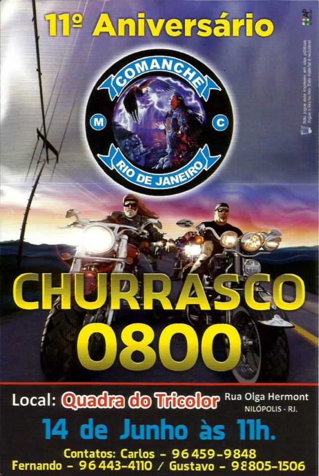 Aniversário de 11 anos do Comanche Moto Clube