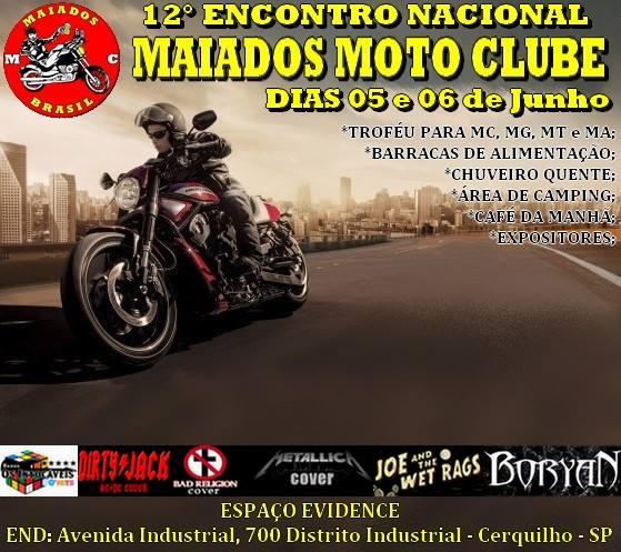 12º Encontro Nacional Maiados Moto Clube